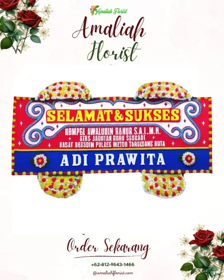 Papan Bunga Ucapan Selamat Bendogarap